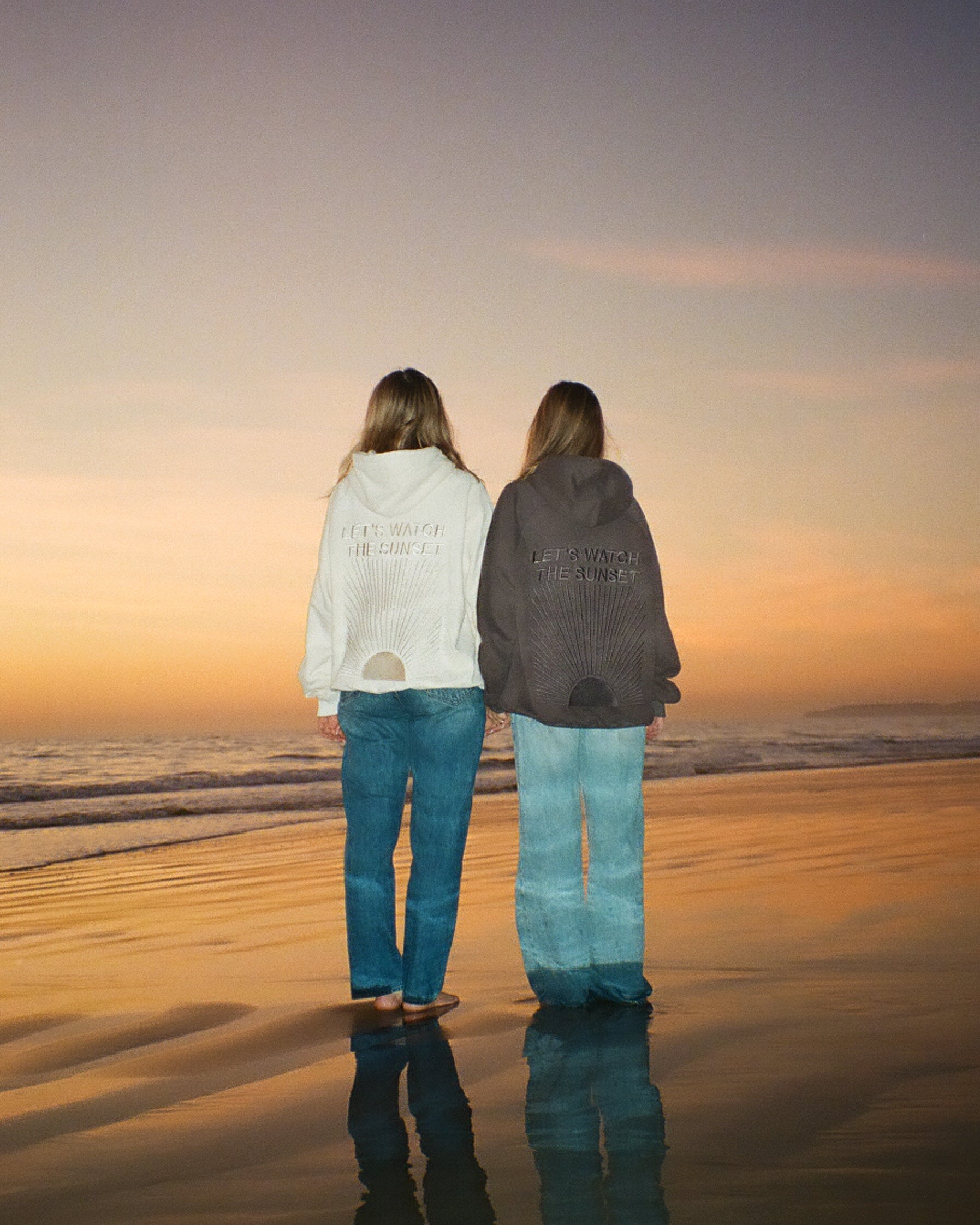 Yin+Yang Let's Watch the Sunset Oversized Lux Hoodie
